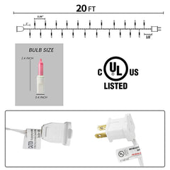 TW SHINE 100 incandescent bulbs provide a classic glow for festive decor.