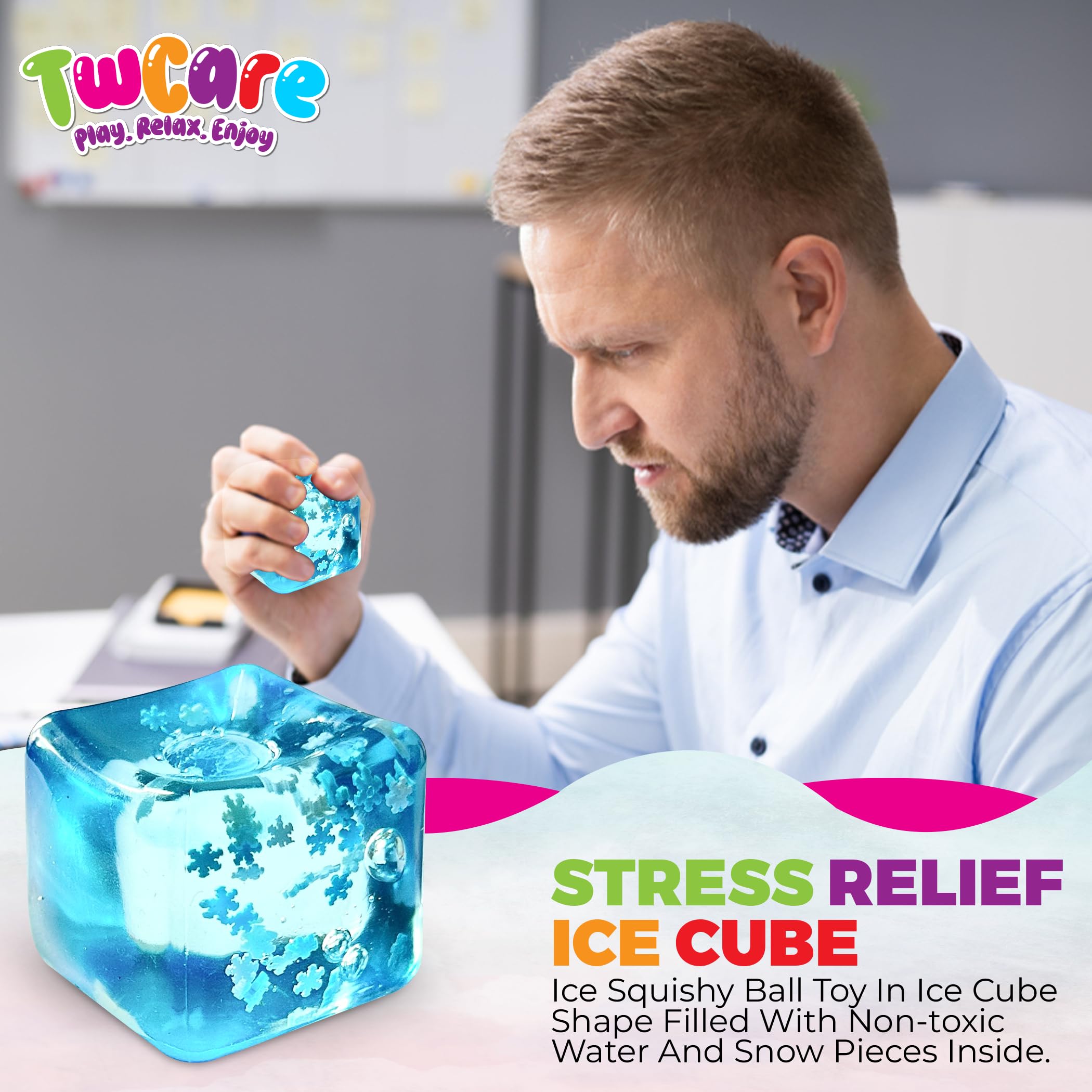 TwCare calming fidget for kids and adults to ease tension.