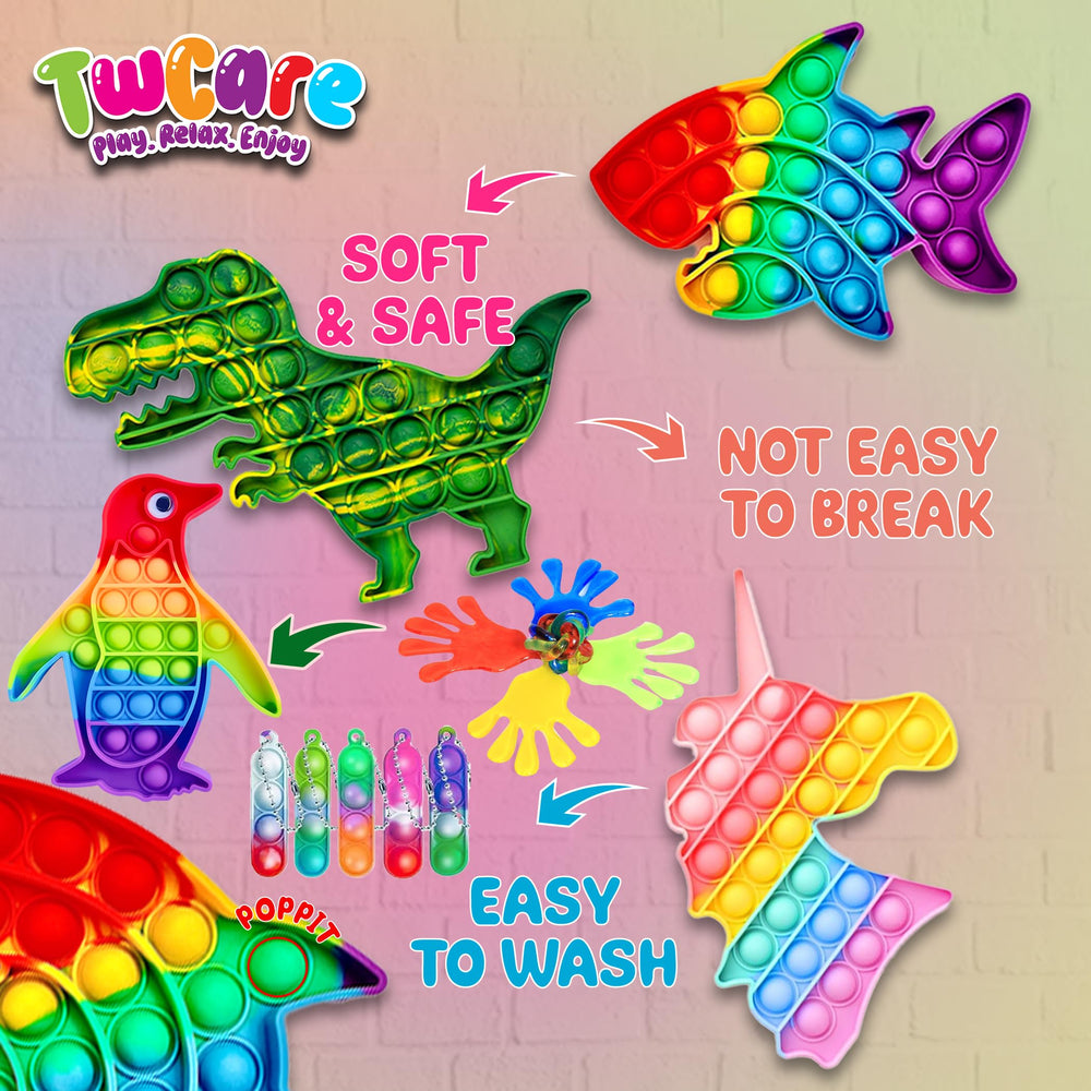 TwCare dino squishies colorful mini dinos for imaginative hands-on play