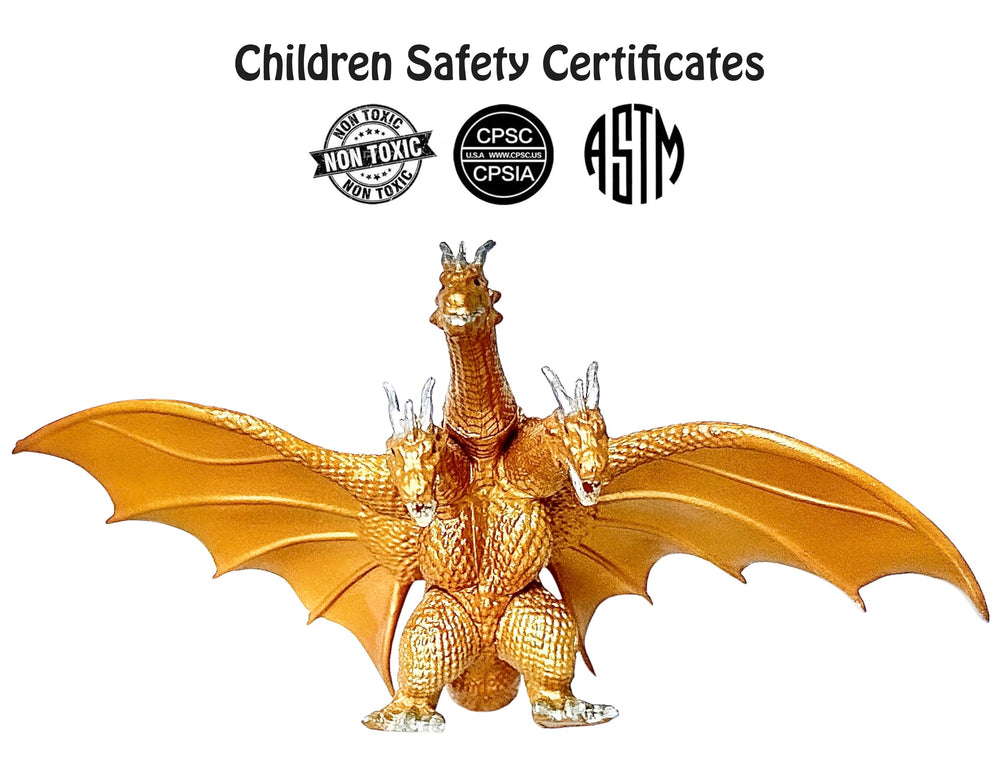 TwCare dinosaur dragon action figures close-up highlighting intricate detail.