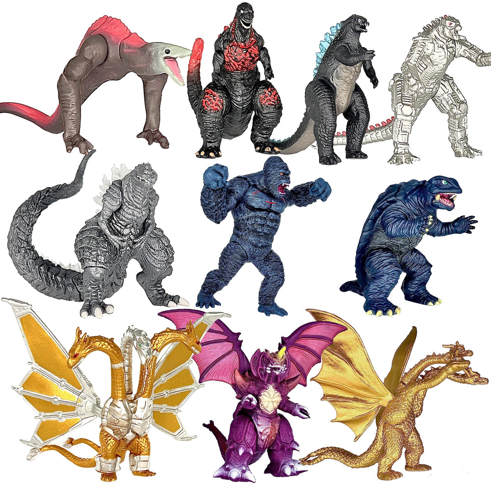 TwCare Godzilla vs Kong movable-joint dinosaur toy for dynamic posing.
