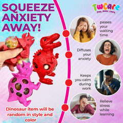 TwCare pocket-size stress ball perfect for on-the-go relief in your hand.