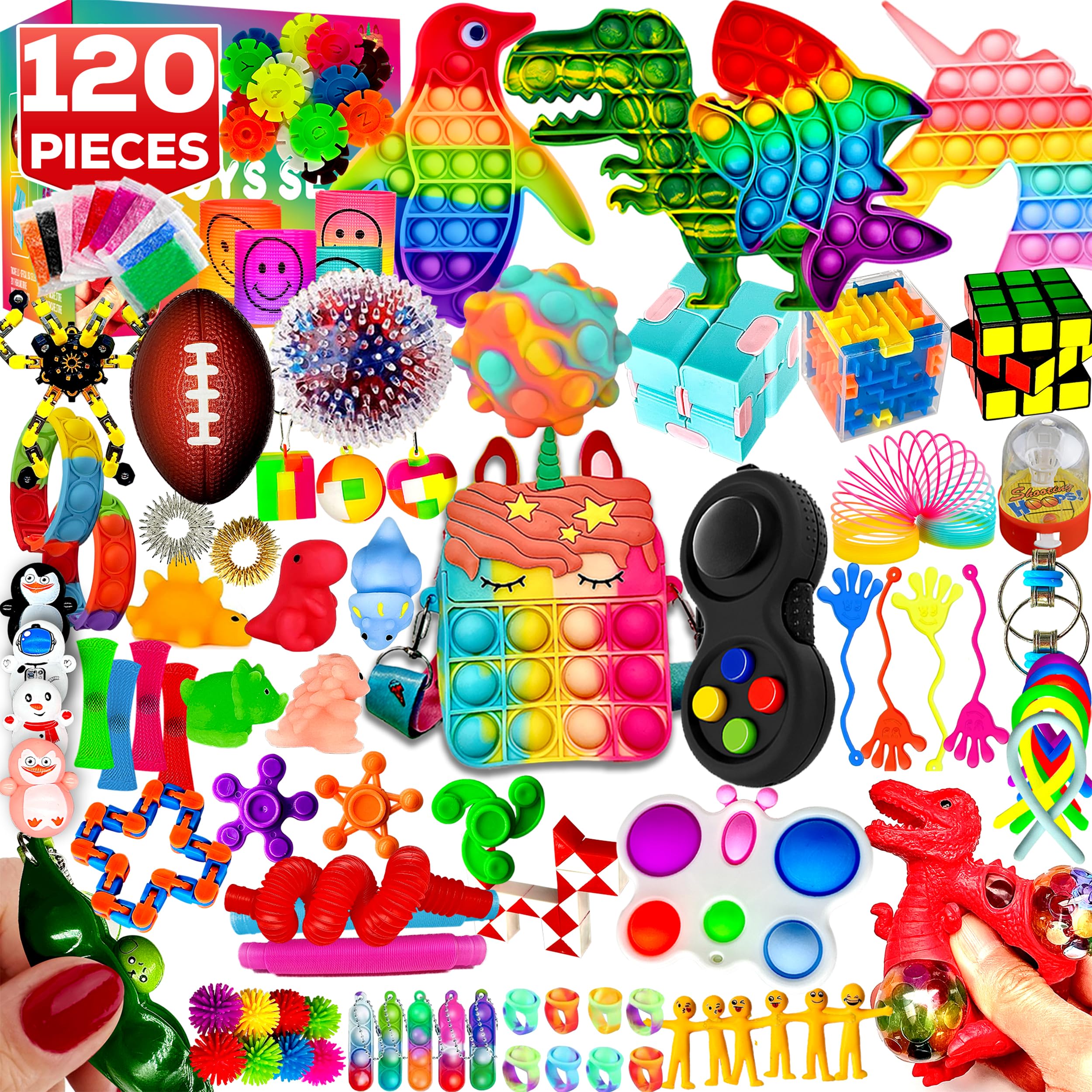 TwCare poppers pack with vibrant pop toys for focused tactile play