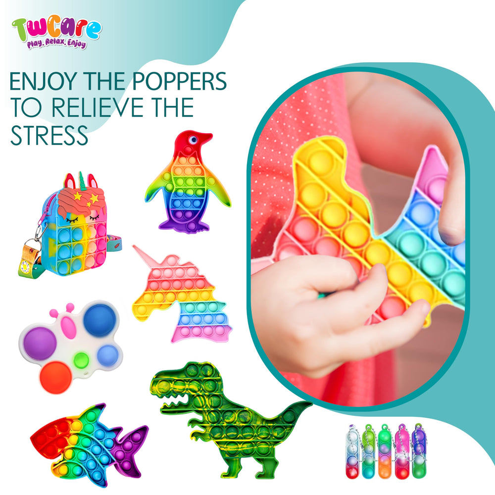 TwCare squishy balls with soft textures for fidget-driven concentration