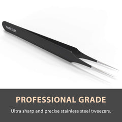 Tweezees precision tweezers with hand-sharpened tips for fine grasping