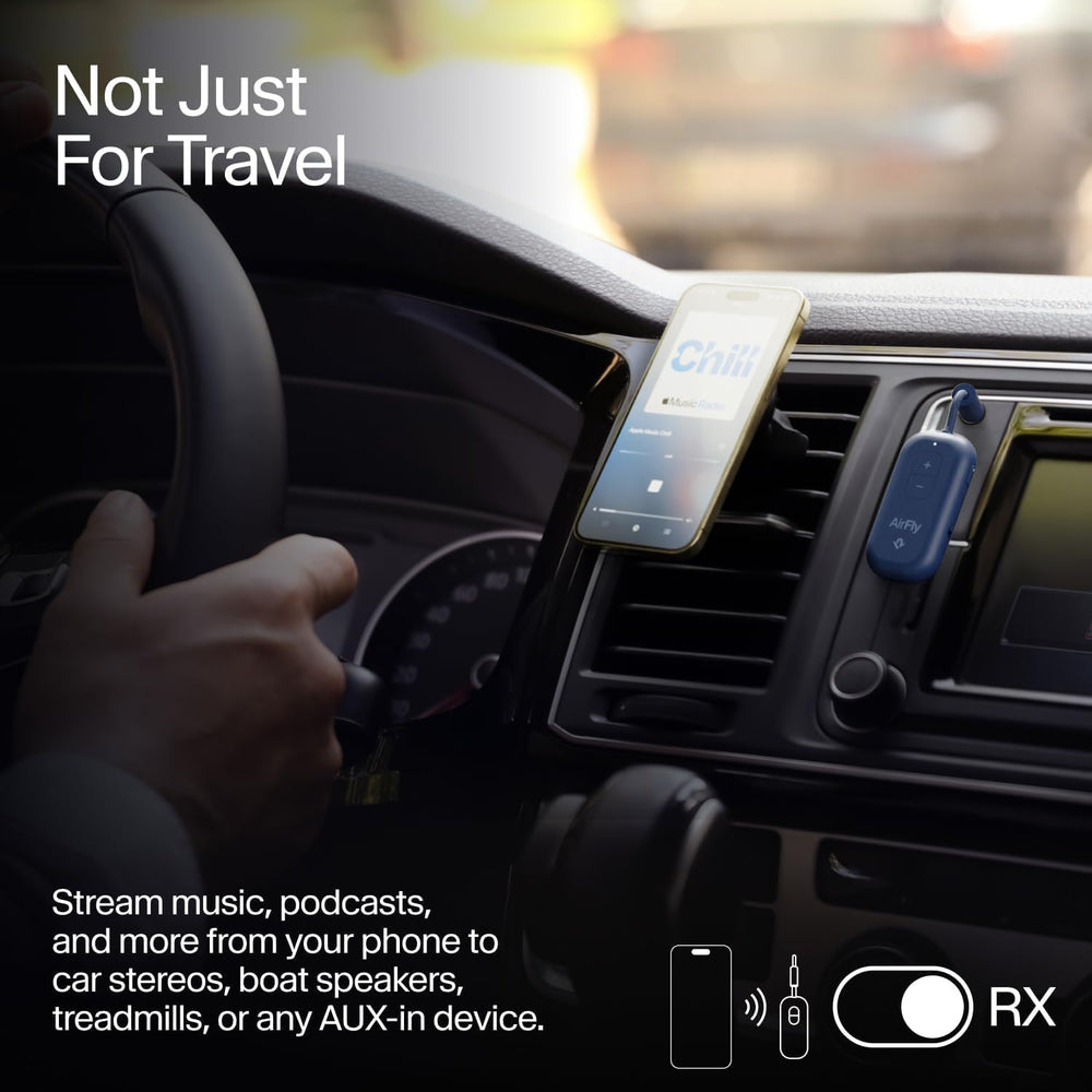 Bluetooth 5.3 and aptX HD Adaptive logo on AirFly Pro 2 for high quality audio