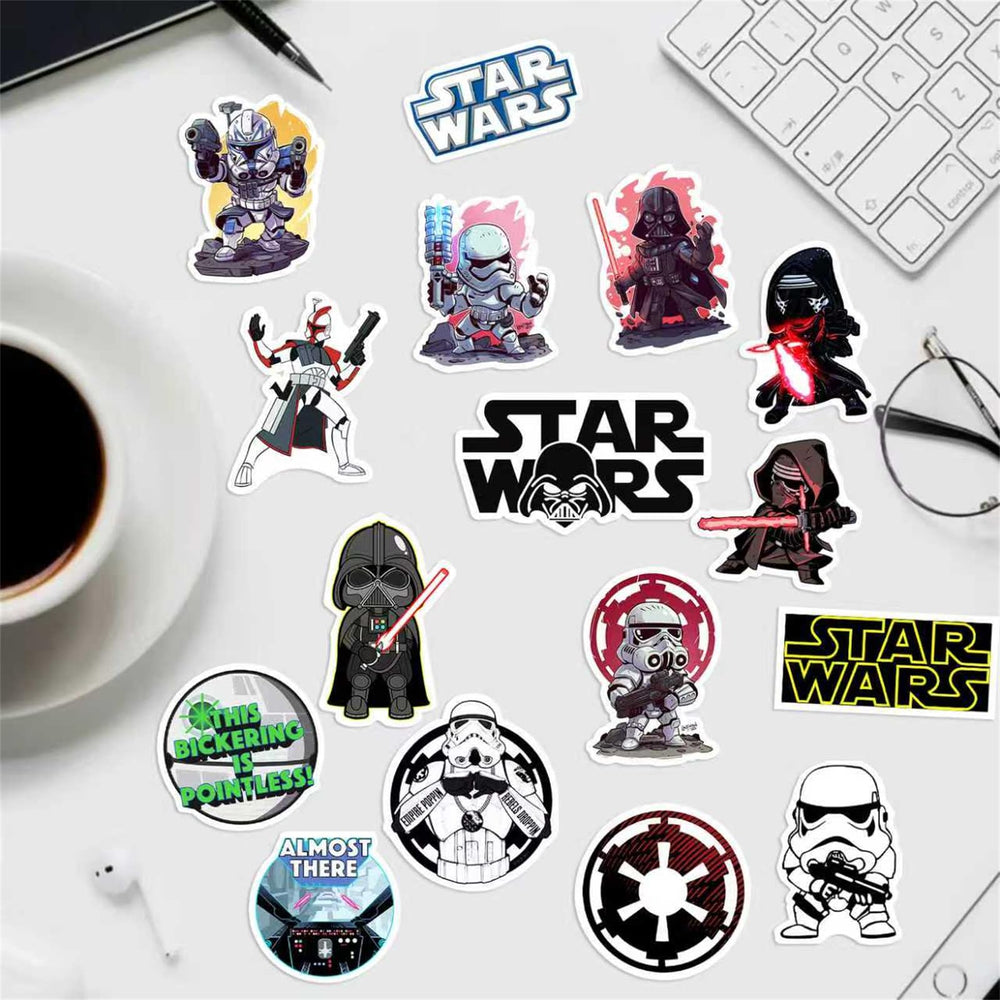 TWGOGOTIC Star Wars stickers pack outdoors on car bumper