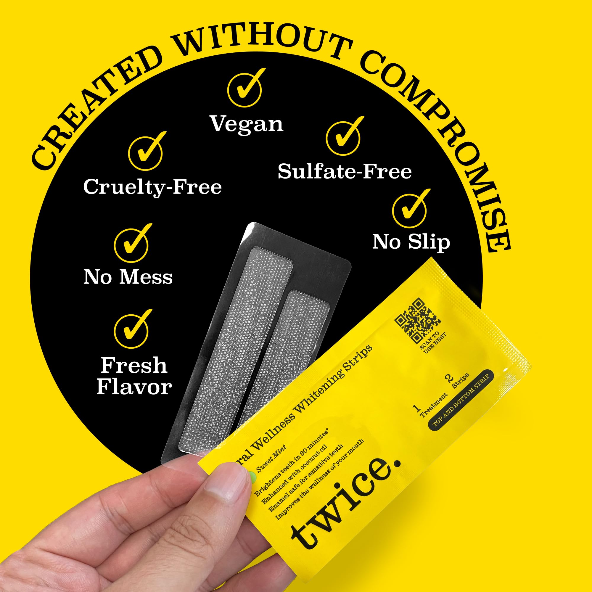 Twice product box showing vegan and cruelty-free claim.
