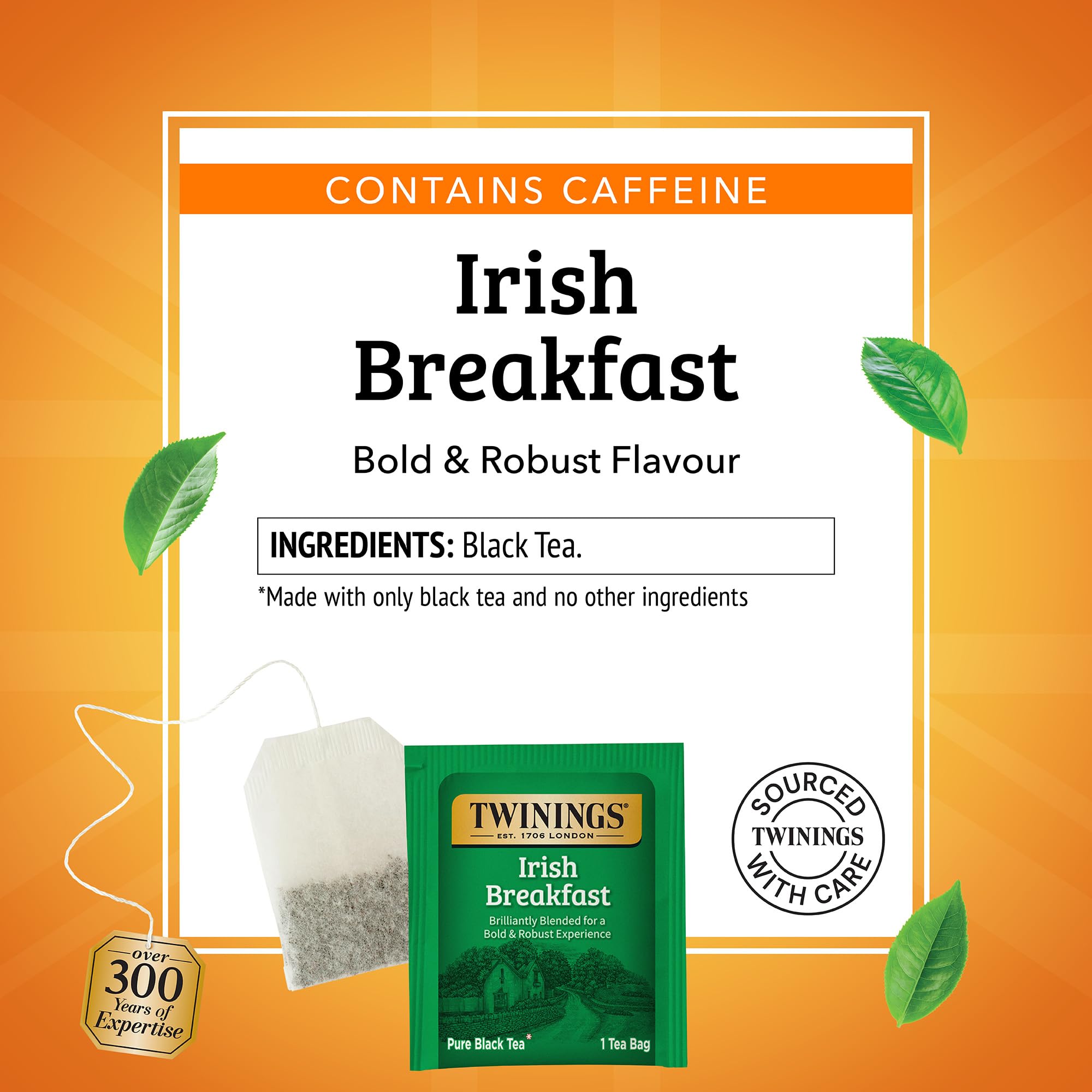 Twinings black tea amber color enhances every tea ritual.
