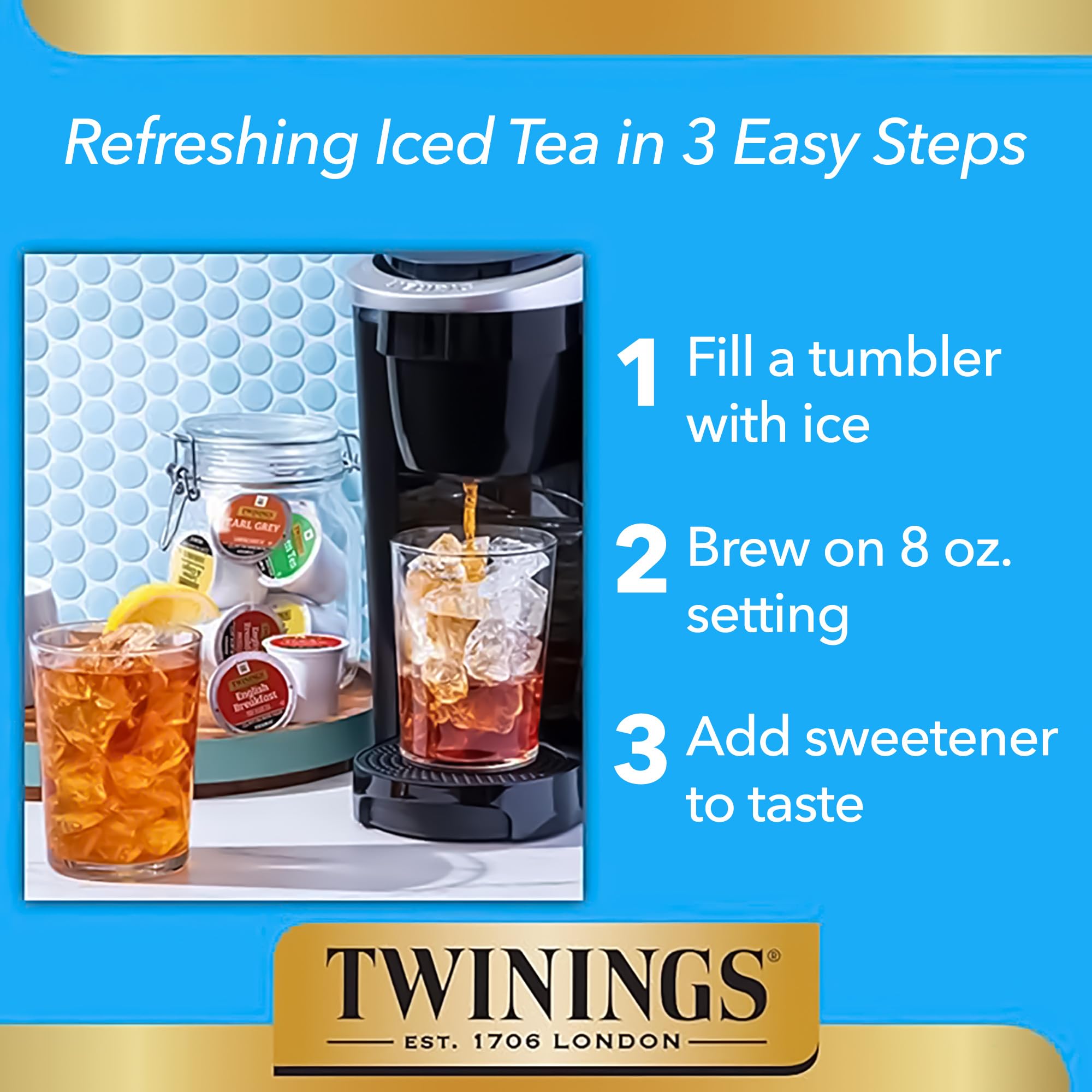 Daily ritual with Twinings English Breakfast promotes moments of calm and focus.