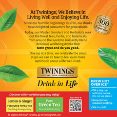 Twinings Decaffeinated English Breakfast pods ready for an iced tea moment.