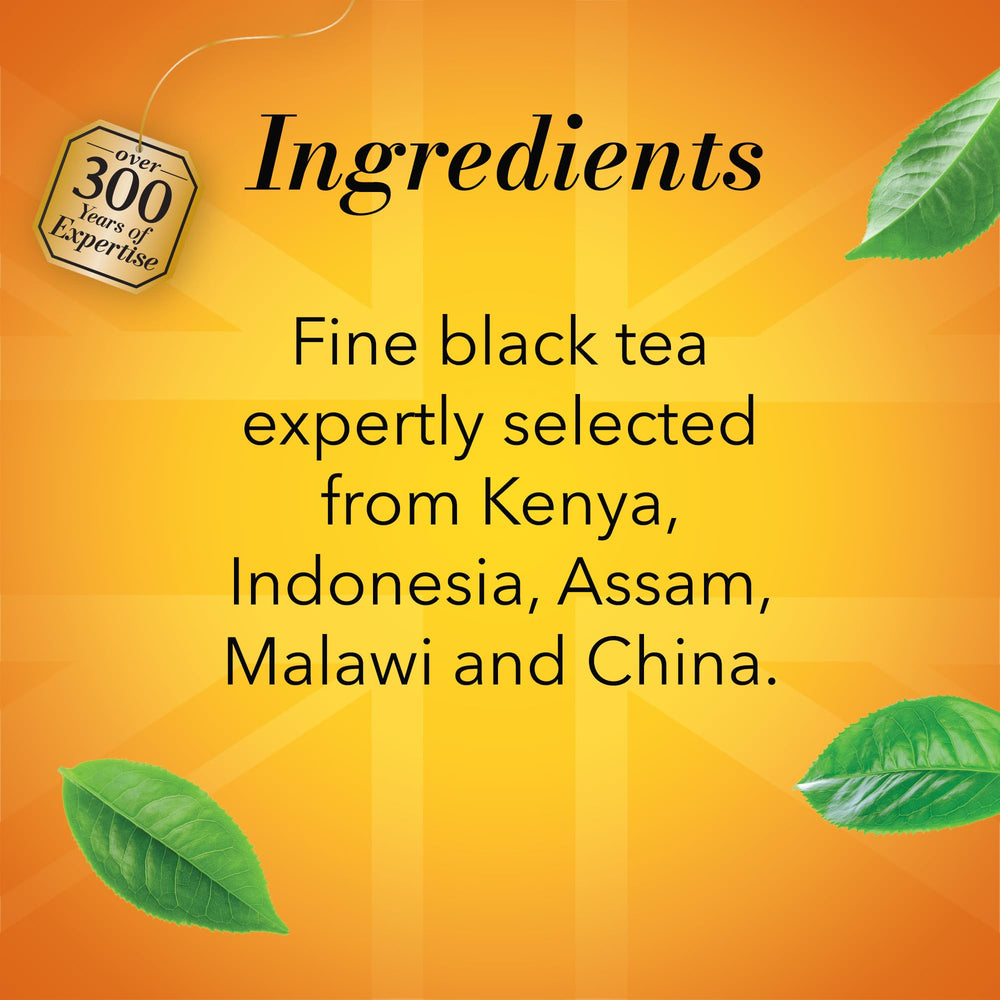 Steaming cup from Twinings English Breakfast pods for a bold, caffeinated wake-up.