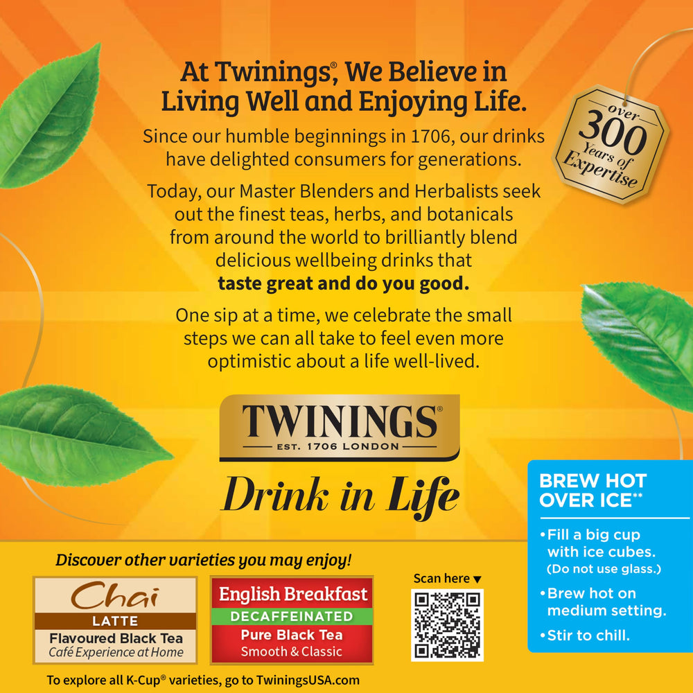Twinings ethically sourced ingredients highlight quality and responsible sourcing.
