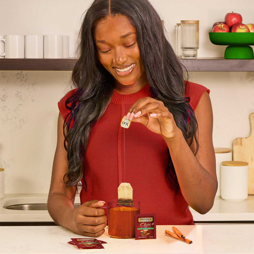 Twinings hand selected black tea visuals showcase creamy, smooth flavor ideal for cozy evenings.