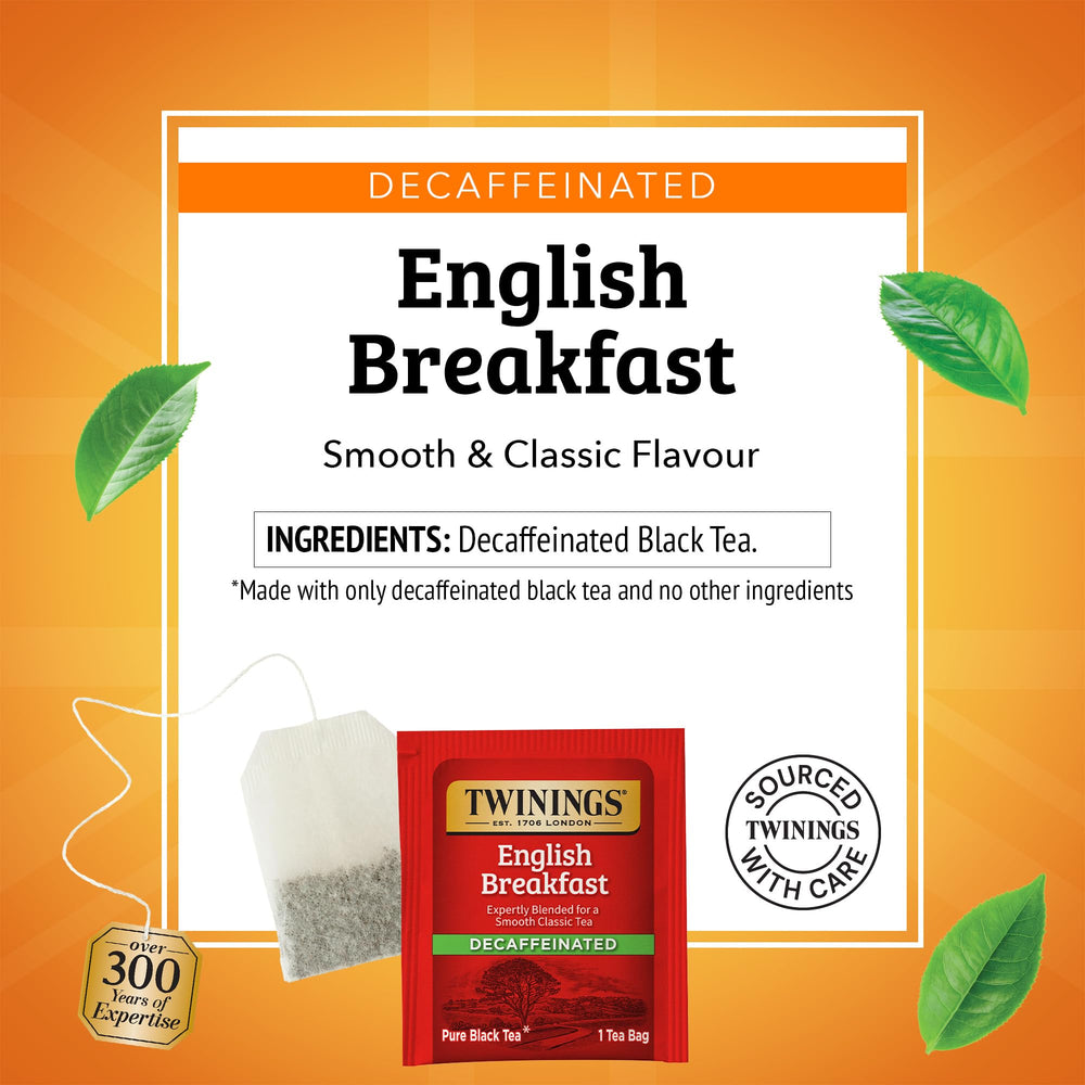 Twinings hot amber brew in cup with inviting aroma.