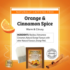 Twinings individually sealed tea bags preserve freshness for on-the-go enjoyment.