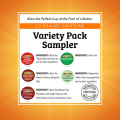 Twinings Earl Grey K-Cup aroma and bergamot flavor in a convenient pack