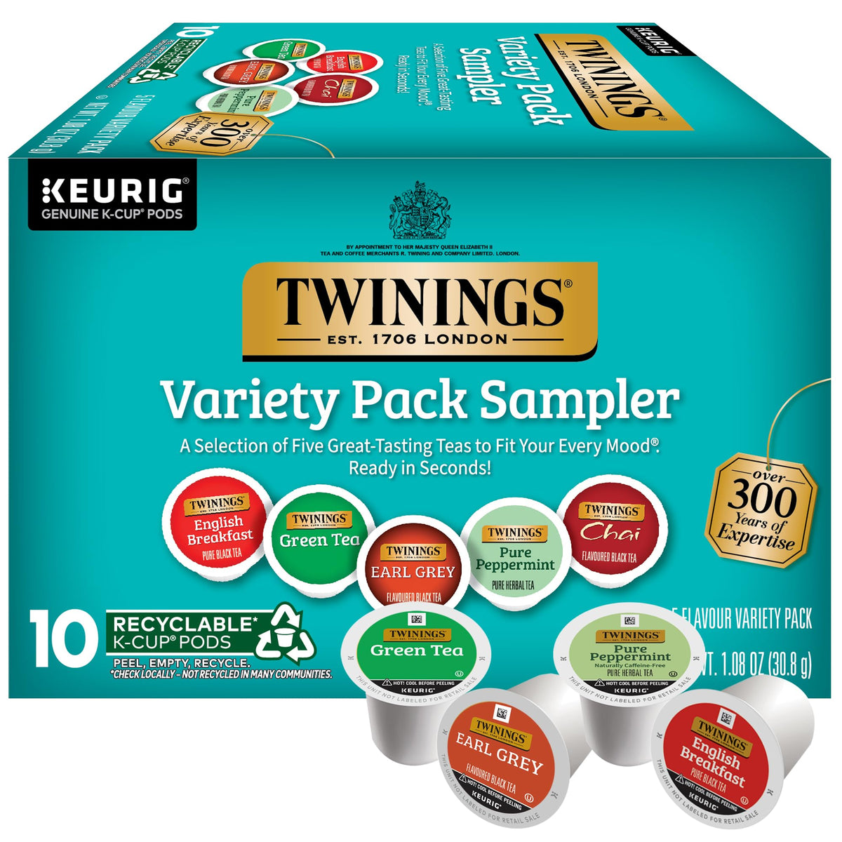 Twinings English Breakfast K-Cup for a bold morning cup