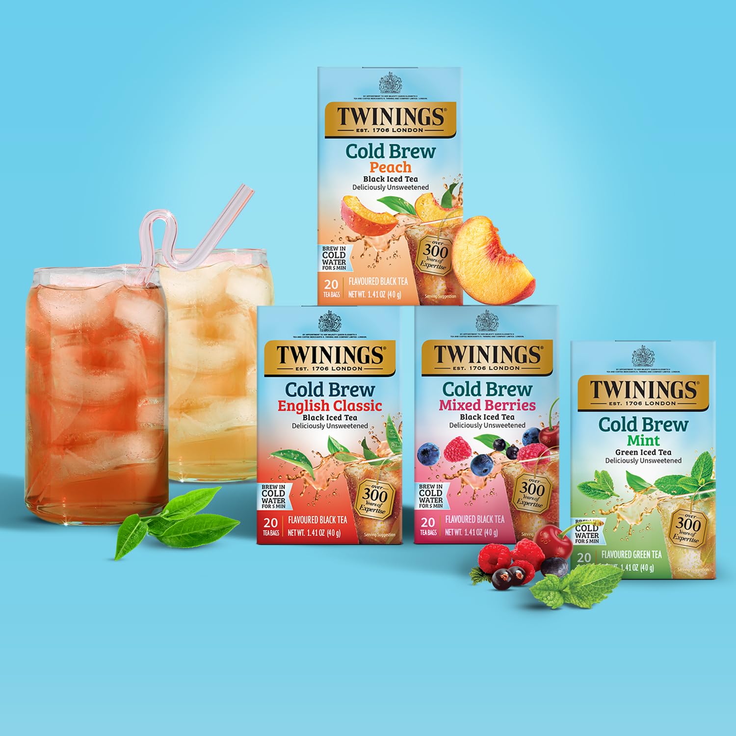 Twinings brand packaging ready for a premium tea moment