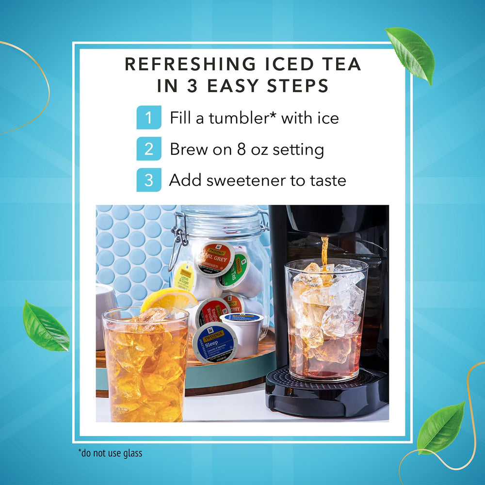 Twinings Sleep Tea K-Cups Camomile Spearmint Lemongrass blend for relaxation.