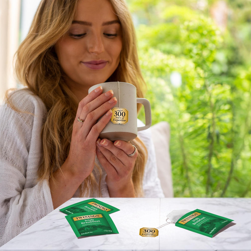 Twinings tea bag freshness seal keeps cups consistently fresh.