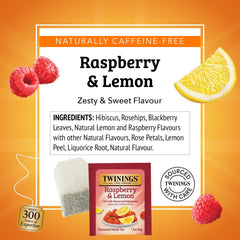 Twinings unsweetened, caffeine-free blend for a calming tea moment.