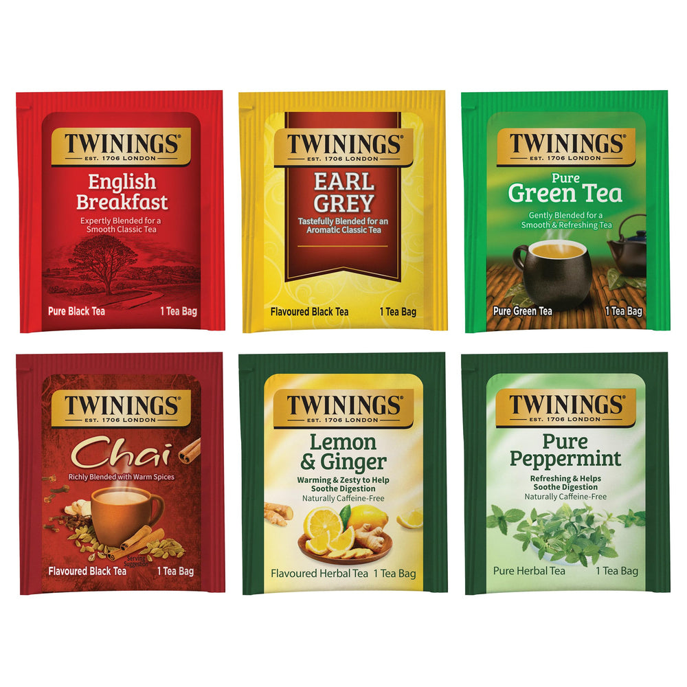 Twinings Green Tea tea bags in variety pack for clean daily lift