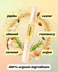 Twinkled T Nail Honey pen bottle showing quick absorption oils