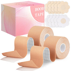 Twinkling Beads boob tape lift demonstrates a subtle, secure lift for outfits