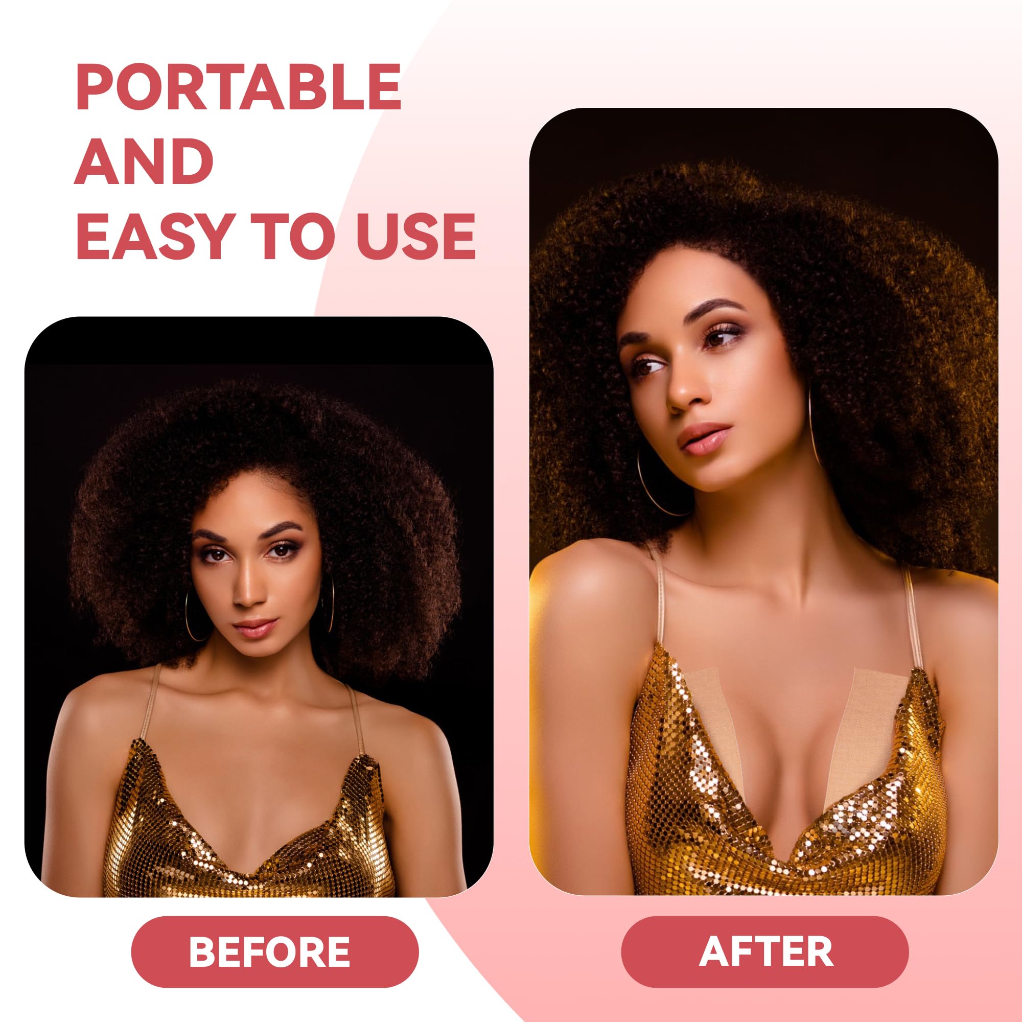 Twinkling Beads strapless-ready solution pairs with dresses and tops