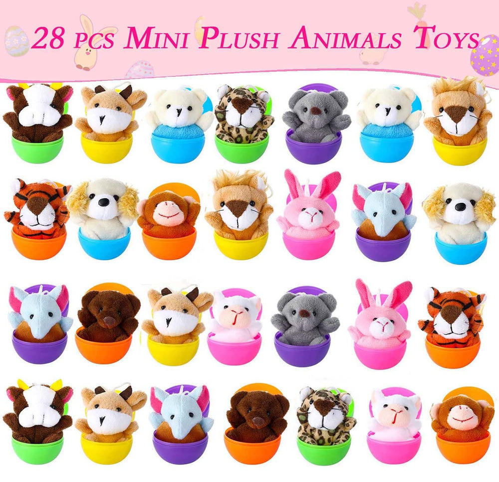Twister.CK Easter eggs hunt set featuring plush toys for kids' party rewards