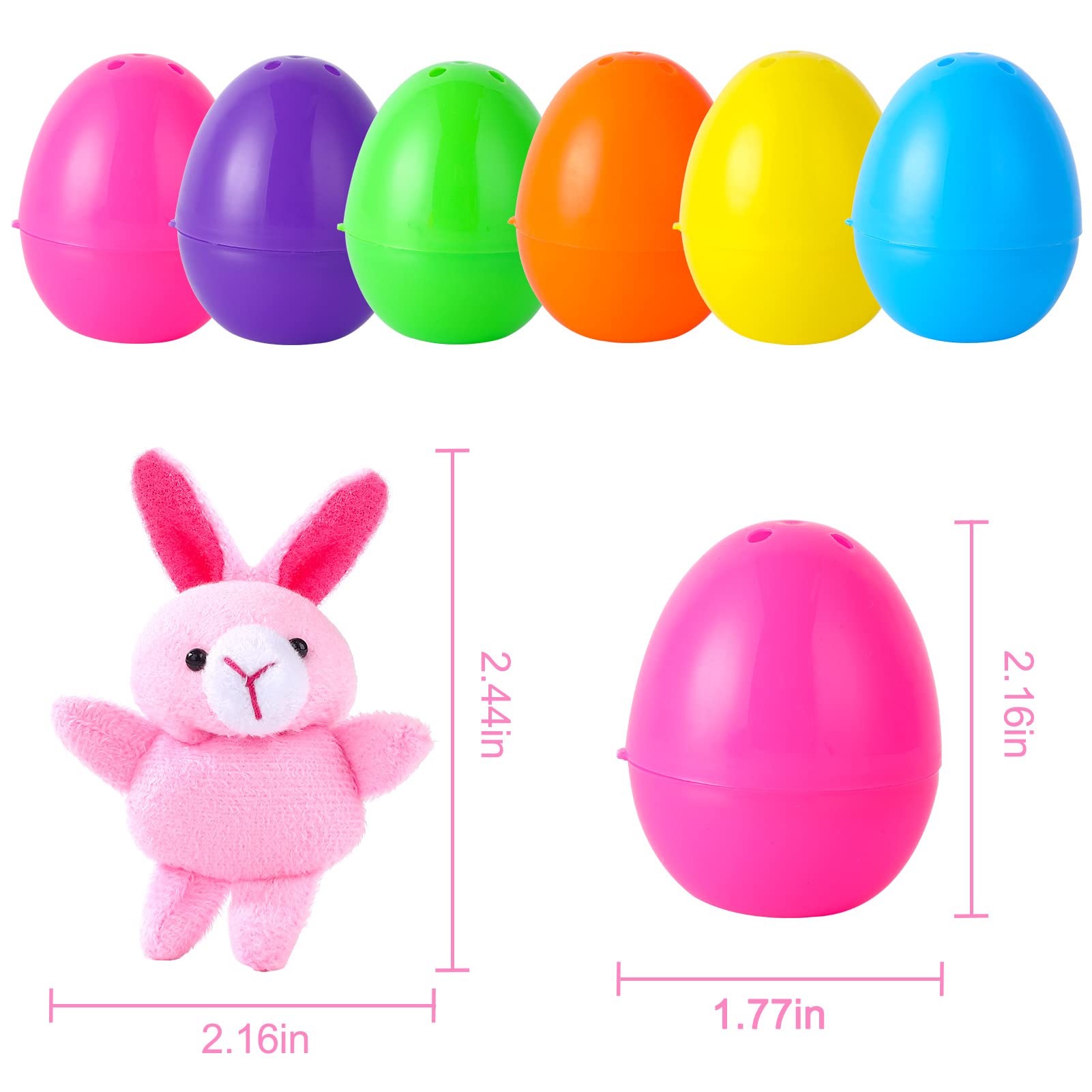 Twister.CK plush egg toys make engaging party favors.