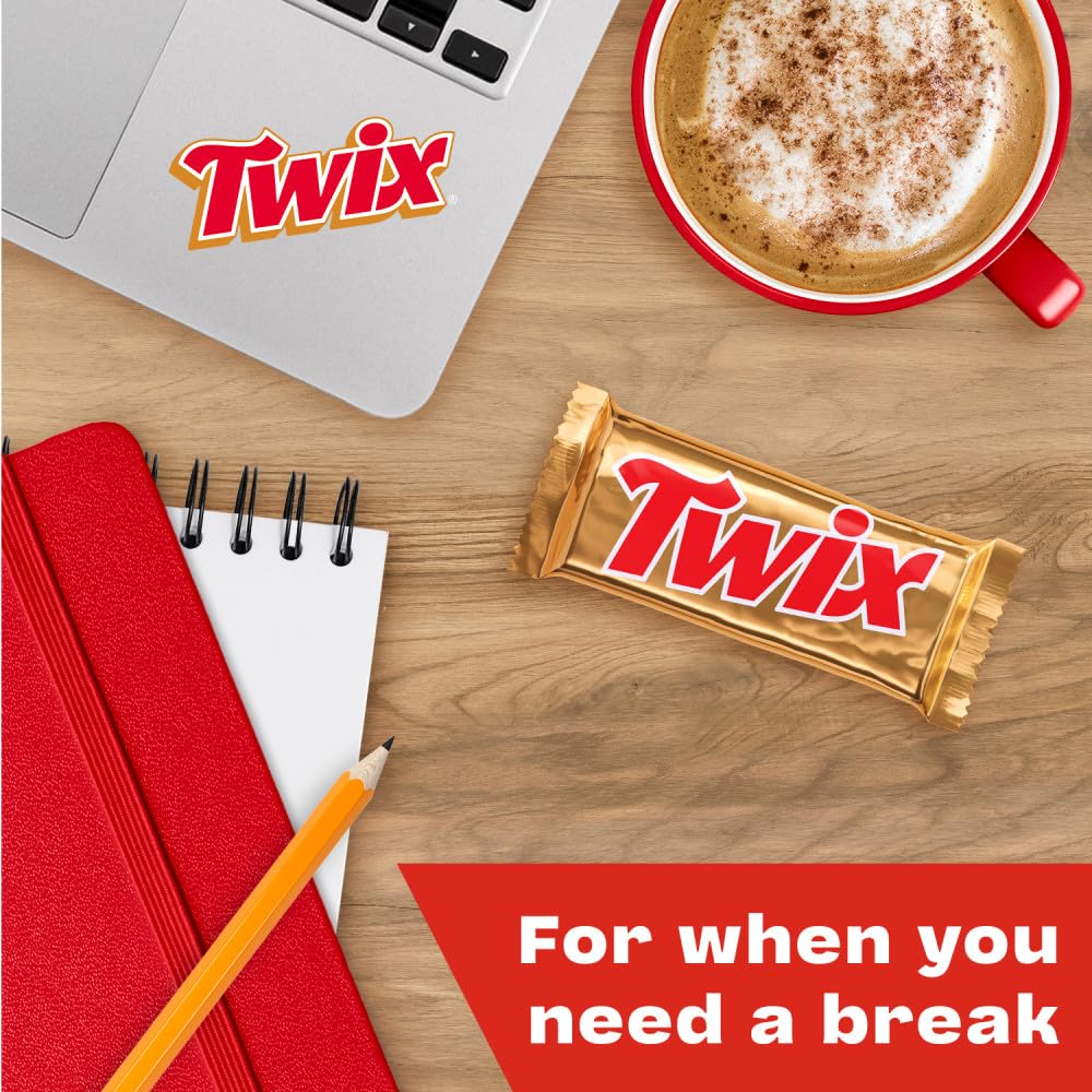 Twix bulk 36-count packaging highlights bulk quantity for celebrations.