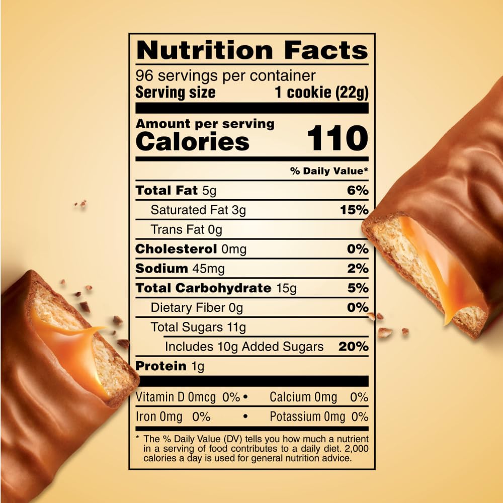 Close-up of a TWIX Caramel Cookie Bar (3.02 oz) on a plate
