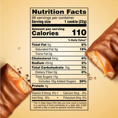 Close-up of a TWIX Caramel Cookie Bar (3.02 oz) on a plate