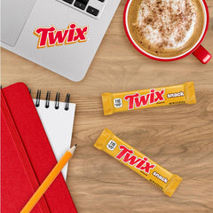 Twix snack size pack ready for lunchbox sharing and quick treats.