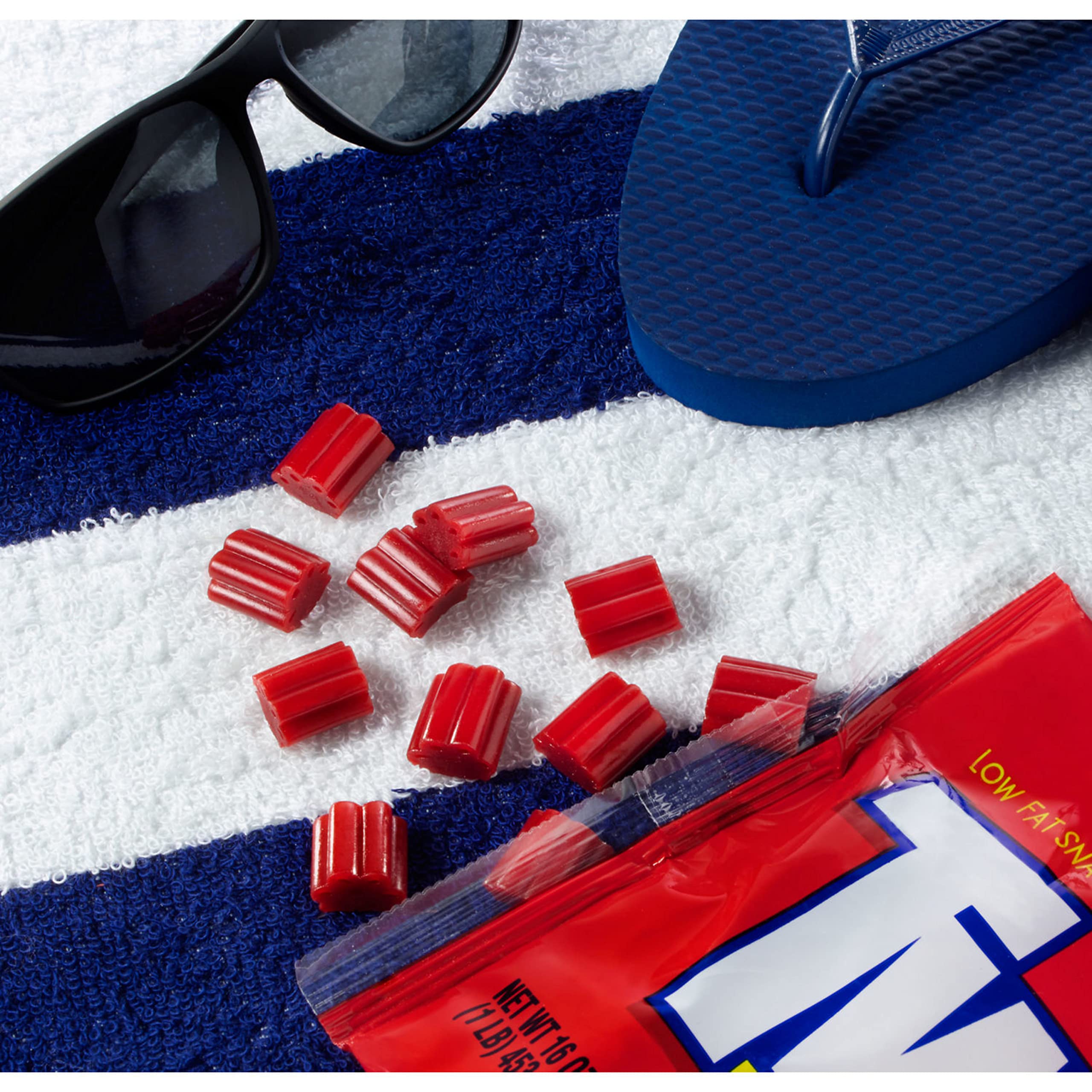 Twizzlers Bites Cherry in a lunchbox, convenient and tasty snack.
