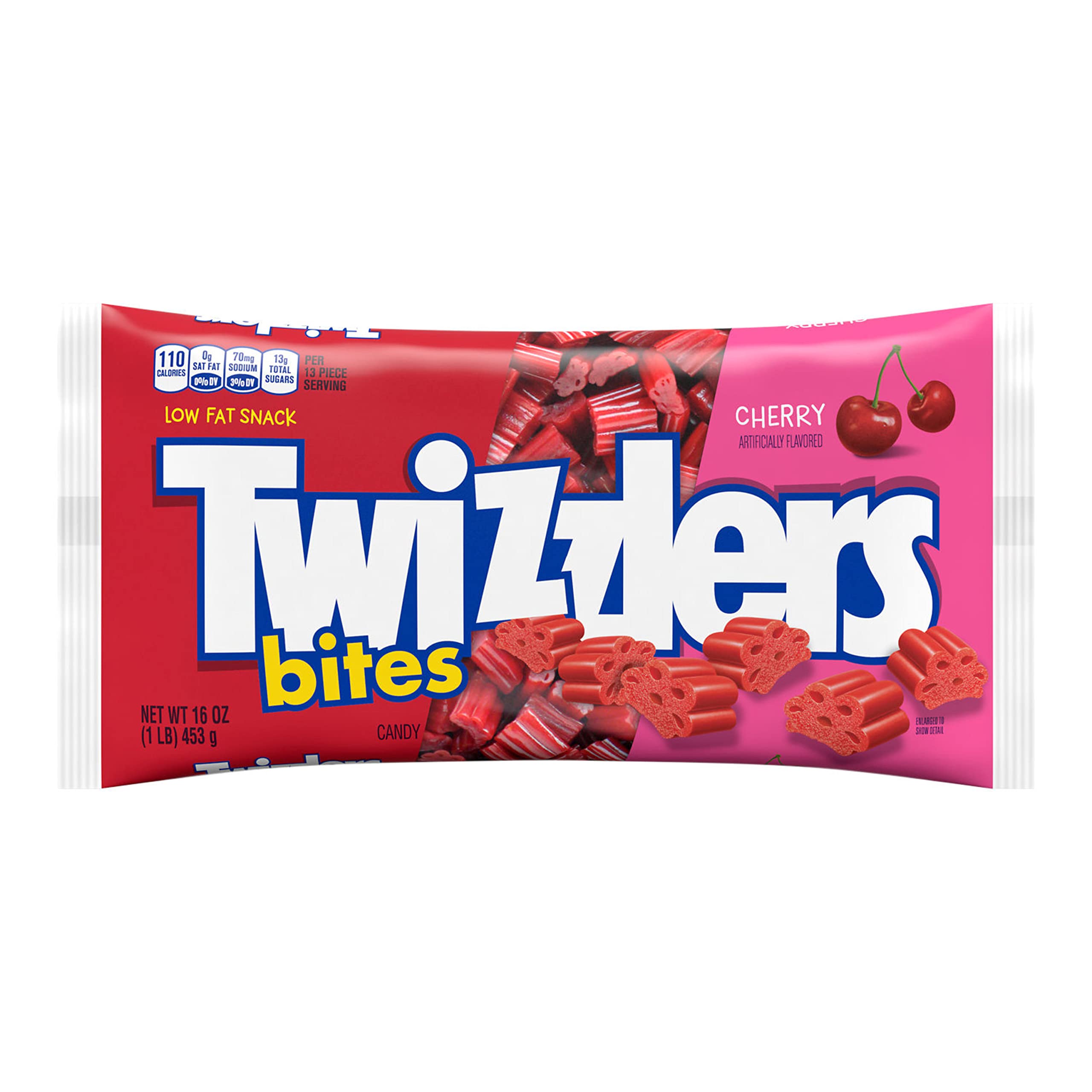 Twizzlers Bites Cherry snack pack ready for lunches and snacks.