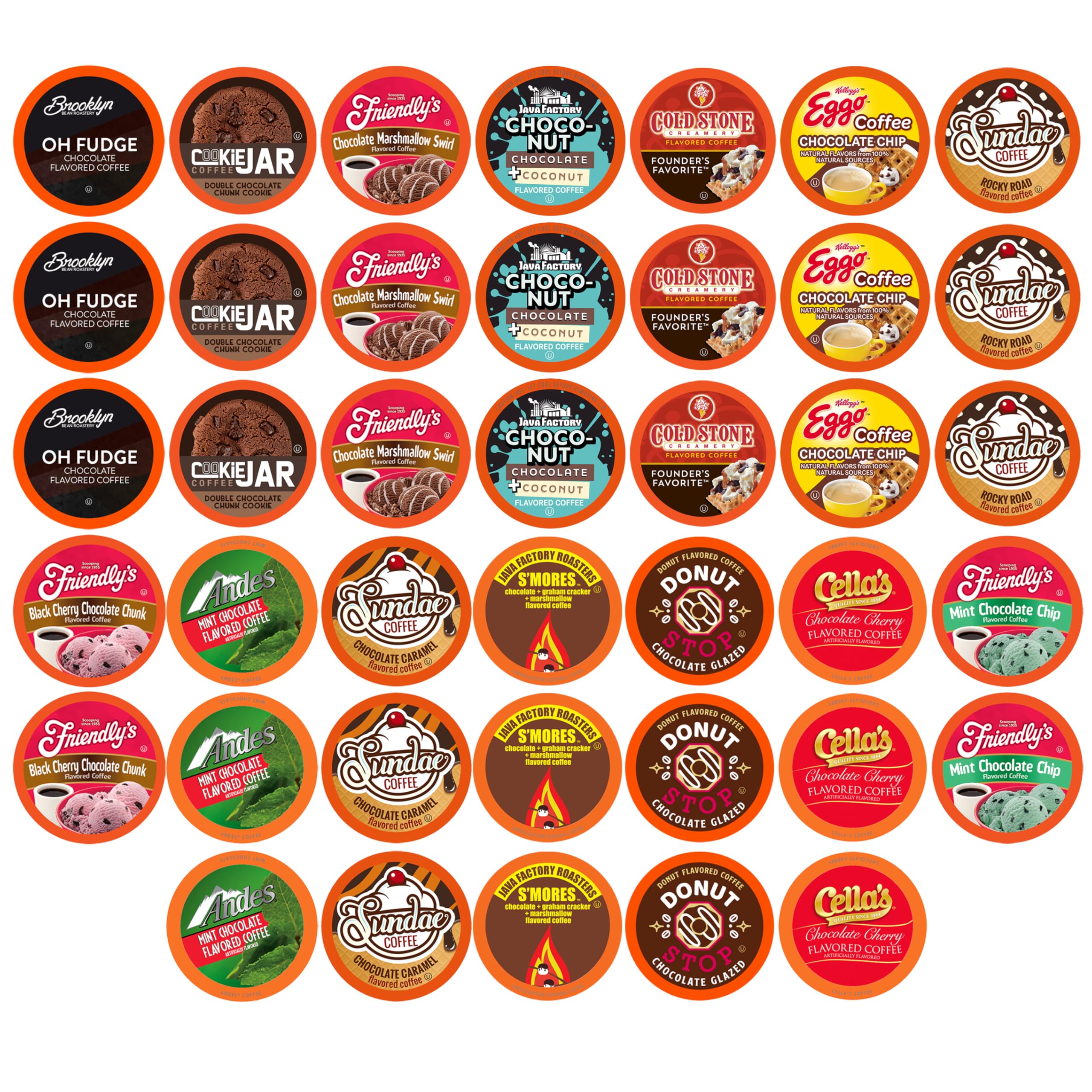 Two Rivers Coffee Chocolate Lovers Pods packaging with chocolate flavors for a quick treat.
