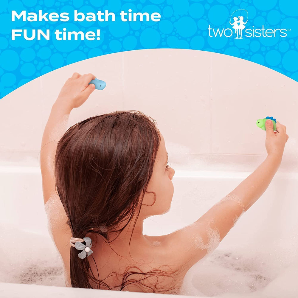 Fruity scents fill the tub during Two Sisters Mystical Bath Bombs bath