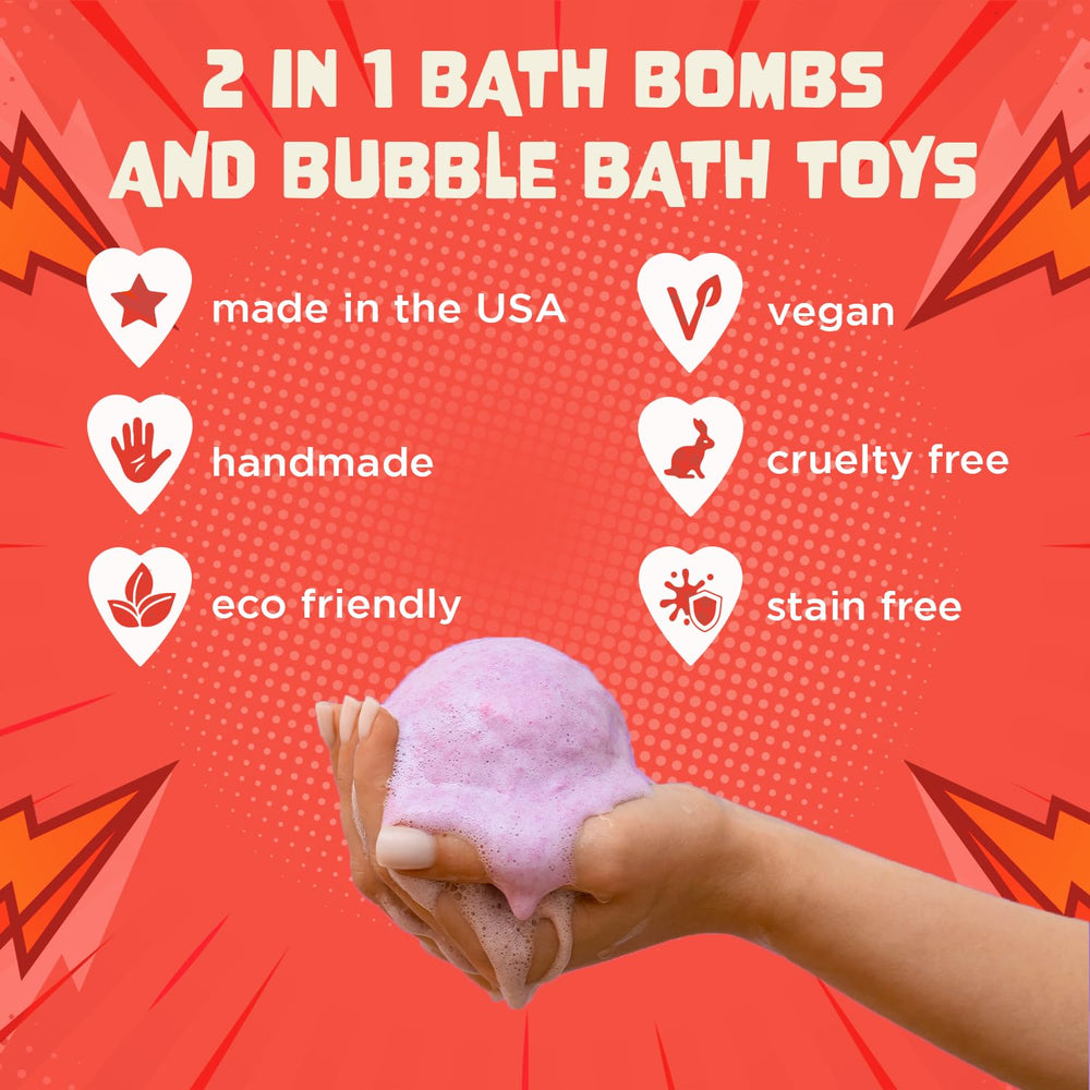 Two Sisters USA-made bath bombs in a gift-ready set.