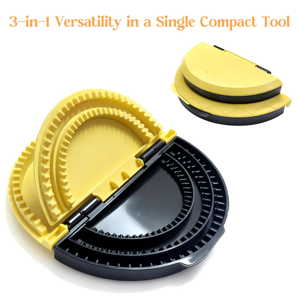 Twostubir tortilla press nonstick surface eases food release and cleanup.