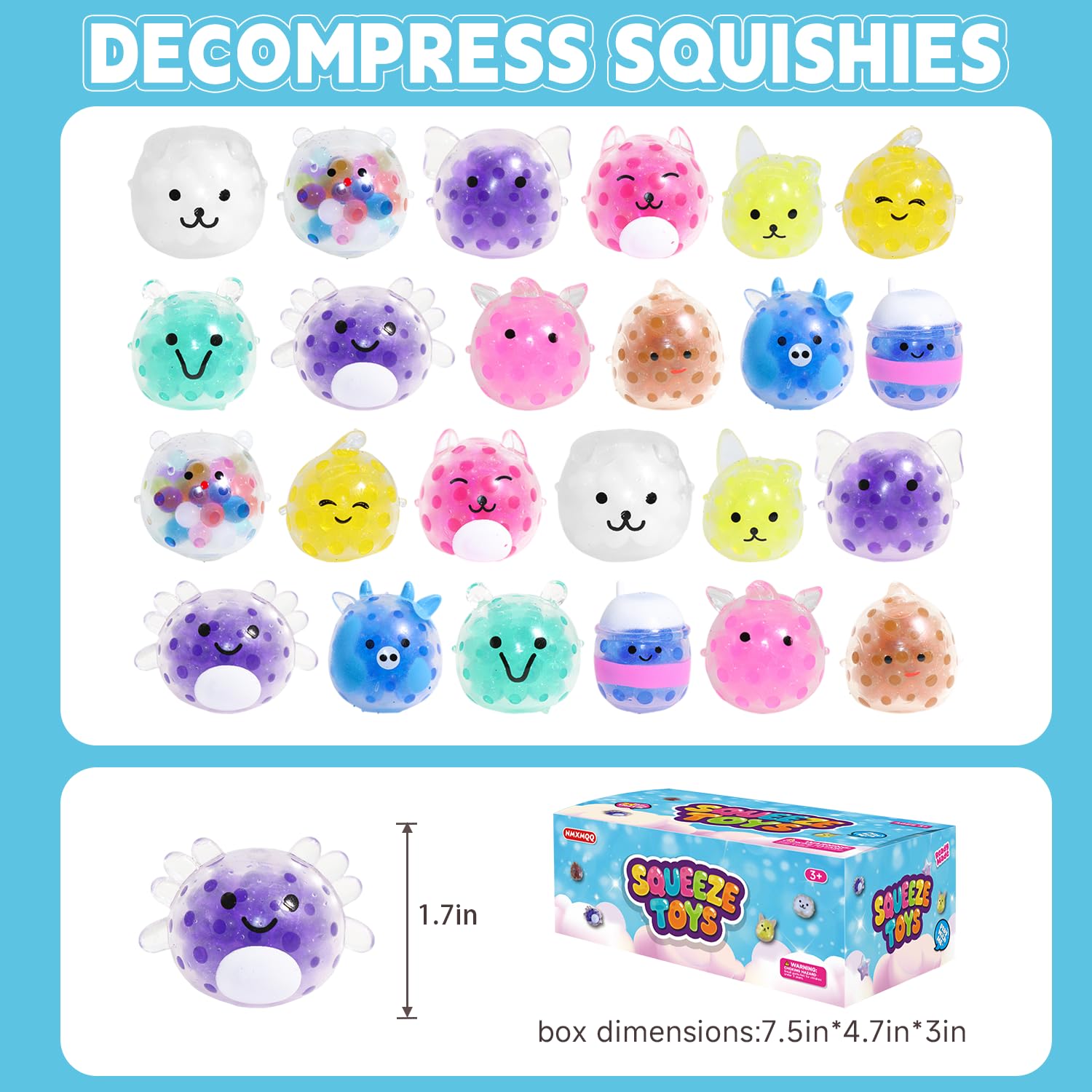 TXGNUC cat squishy offers stress relief through gentle squeezing and cute desk decor