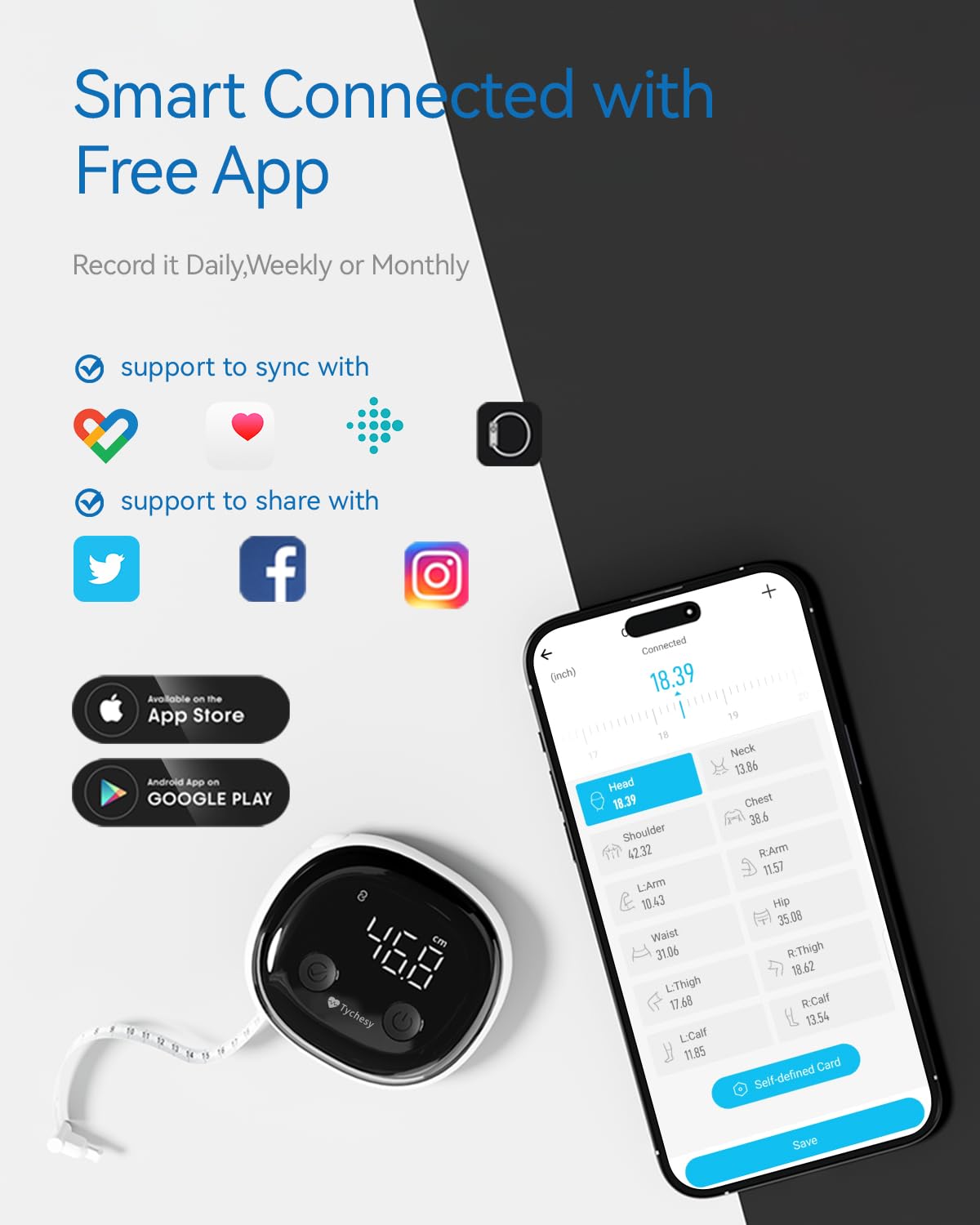 Unlimited user profiles in the Tychesy app for families