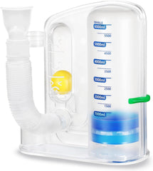 TyeinGo incentive spirometer front view for guided lung exercises