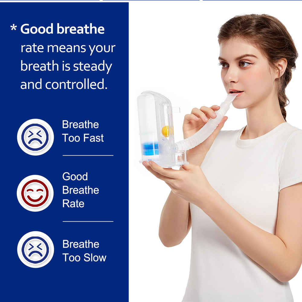 TyeinGo incentive spirometer packaging image showing portable design