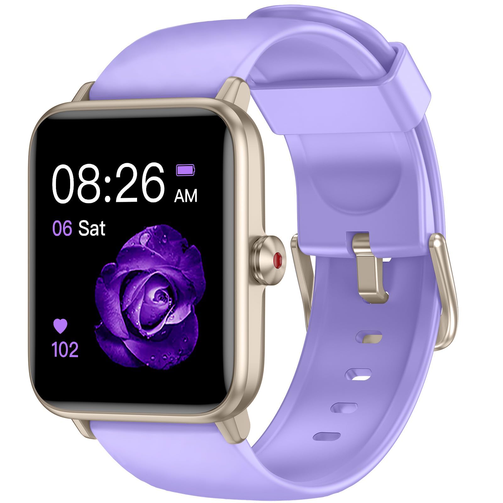 TYKOIT smart watch battery life lasts days on a single charge.
