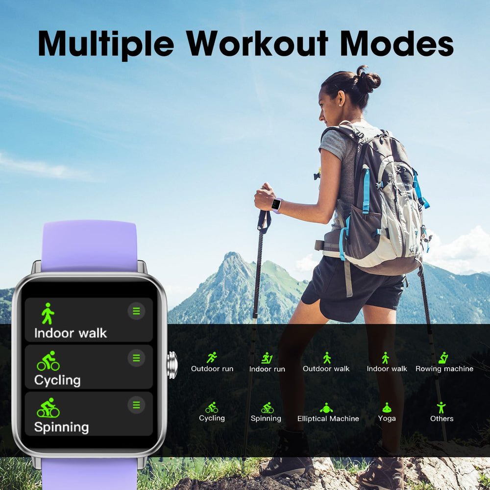 TYKOIT smart watch waterproof design allows swimming and pool use.