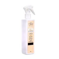 Tyler Candle Company Spray On Demand linen use for lasting freshness.