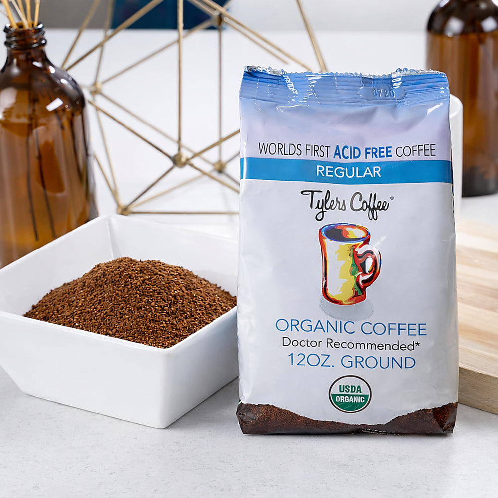 Tyler’s Coffee no bitter aftertaste provides clean, approachable flavor.